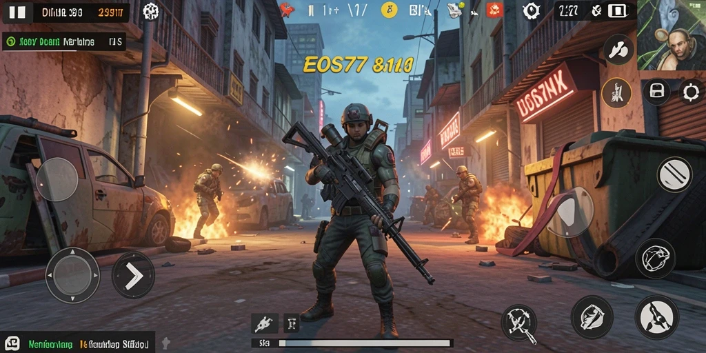 Tampilan gameplay menarik dari <strong>EOS77</strong> yang menunjukkan kehidupan karakter.
