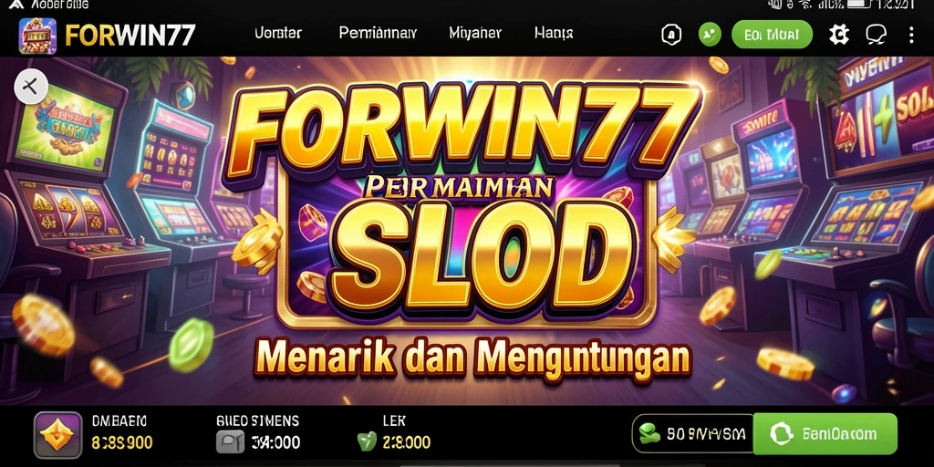 Tampilan menarik dari gameplay Slot FORWIN77 yang seru.