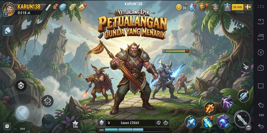 Tampilan menarik dari gameplay KARUN138 yang penuh petualangan.