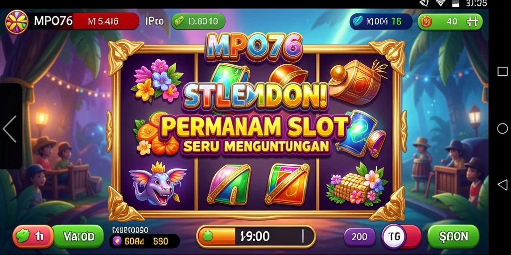 Tampilan screenshot utama dari gameplay seru MPO76.
