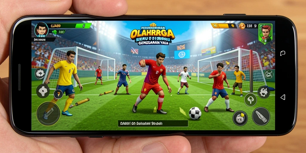 Tampilan gameplay seru OJA89 dengan berbagai cabang olahraga.