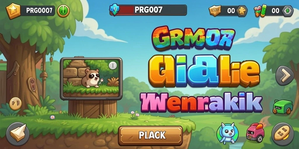 Tampilan menarik dari gameplay PRG007 yang santai.