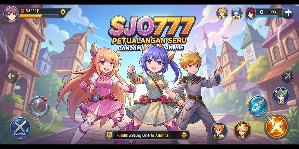 Gameplay menarik dalam SJO777 dengan karakter anime yang ikonik.